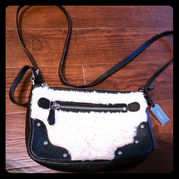 coach fur purse